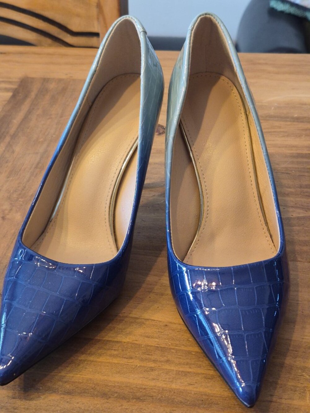 Womens High Heel Gradient Shaded Size 7 (37)